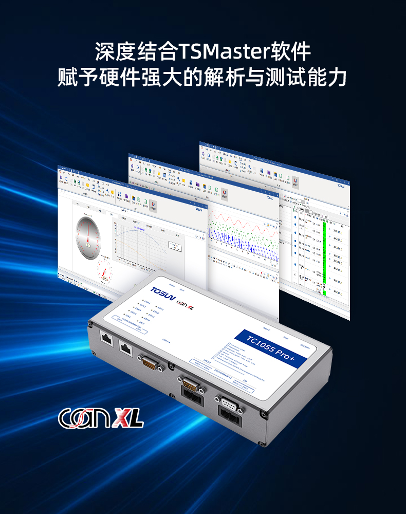 同星TC1055Pro+：全面支持CAN XL，解锁汽车总线测试新高度